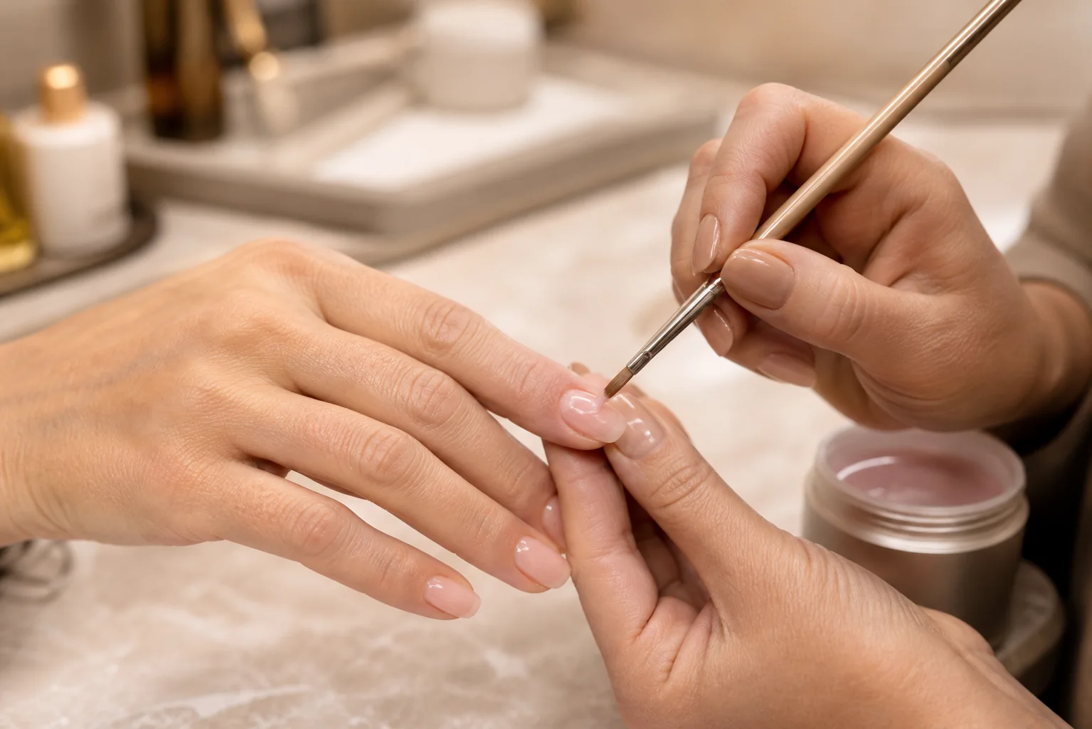 Nail enhancement application